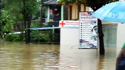 Heavy Rainfall made Flash Flood in Mahiyanganaya, Sri Lanka   26 12 2014