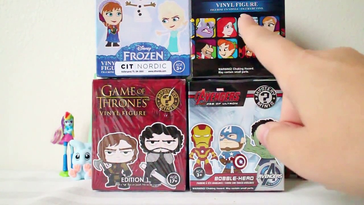 Blind Box Opening Mystery Minis Frozen Disney Game of Thrones Avangers Funko Bags Bag
