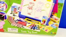 Peppa Pig Table Top Easel Chalkboard Coloring Drawing Peppa Pig Muddy Puddles Toys by DCTC