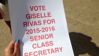 Vote Giselle For Senior Class Secretary