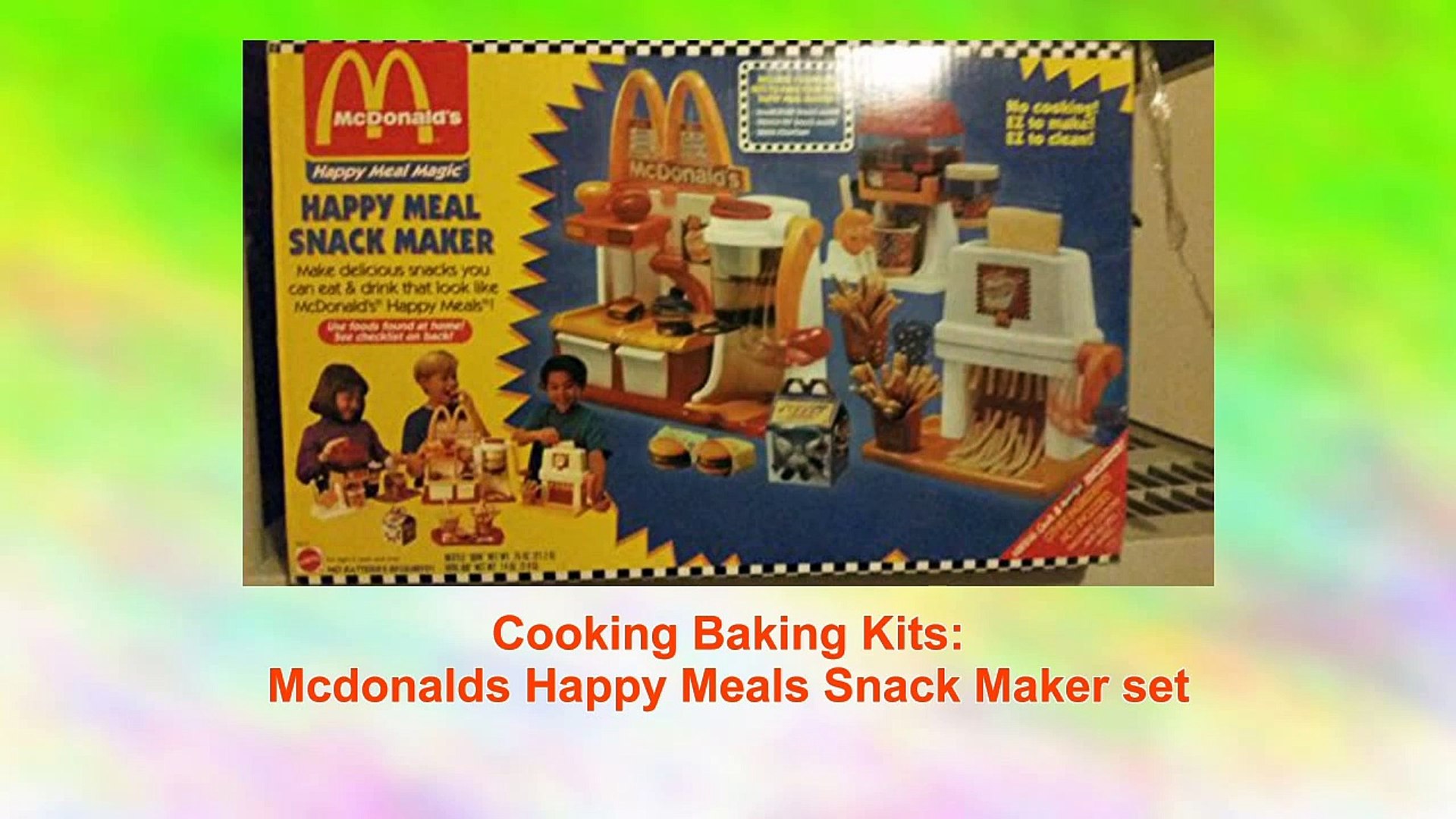 mega mcdonalds happy meal snack maker