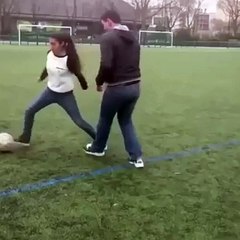 Girl humiliate her boy friend