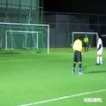 Goalkeeper Epic Fail ever - ball hit the post then goes in goal