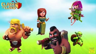 Clash Of Clans Song | Finger Family Song For Children | Dady Finger Nursery Rhymes