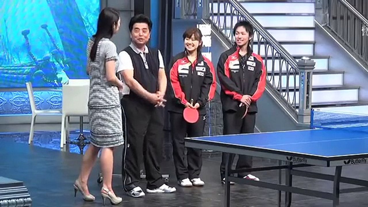 村上龍が福原愛＆丹羽孝希と対決！　ロングバージョン