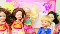 Frozen Barbie Chelsea BIRTHDAY PARTY Barbie Clubhouse Part 1 Toby Peppa Pig Shopkins AllToyCollector