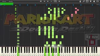 Synthesia- Mario Kart Double Dash Rainbow Road Piano Tutorial