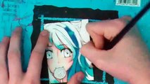 Colored Pencil Speedpaint: Cute Artist Trading Card!