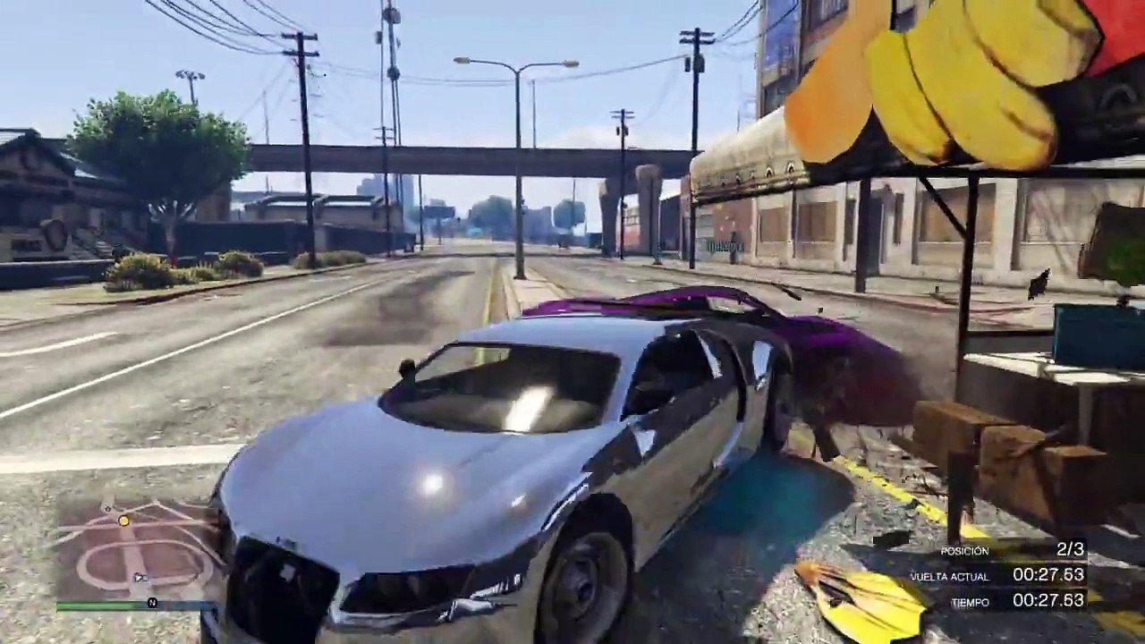 ME DESESPERO!! - Gameplay GTA 5 Online Funny Moments (Carrera GTA V PS4)