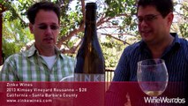 2013 Zinke Wines Kimsey Vineyard Rousanne Powerful, Angular And Complex California White Wine