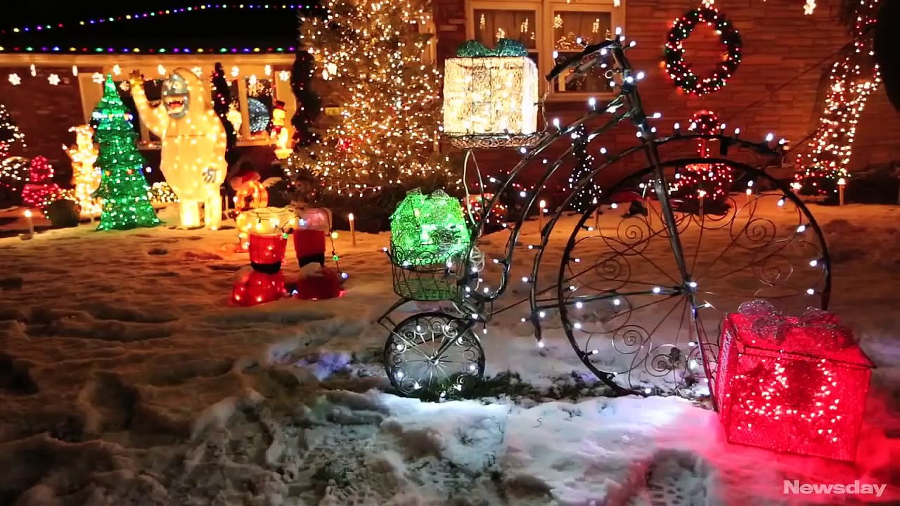 Long Island aglow with holiday lights