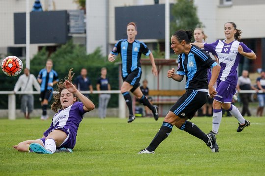 D2 féminine - Toulouse 1-2 OM : le but de Sandrine Bretigny (55e)
