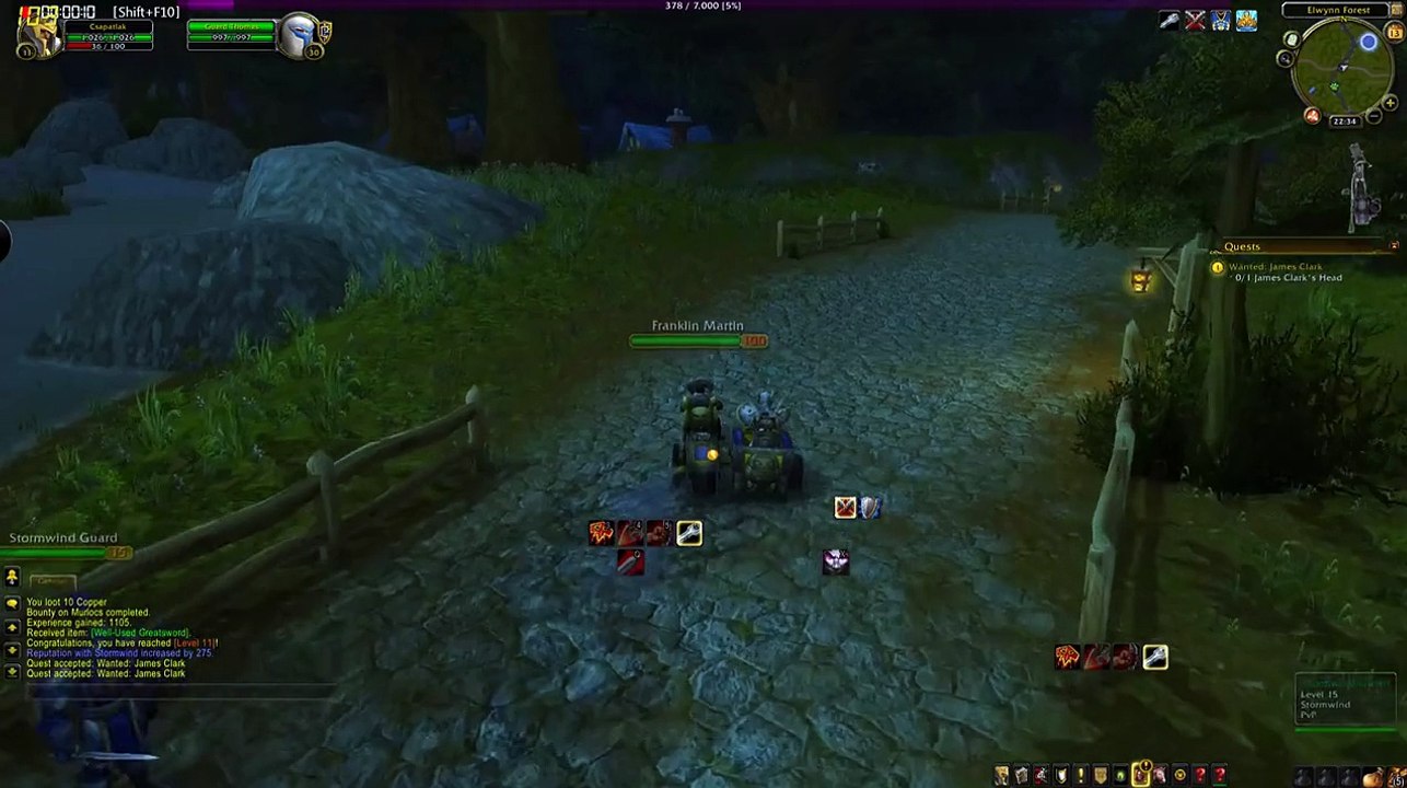 World of Warcraft Quest: Wanted: James Clark