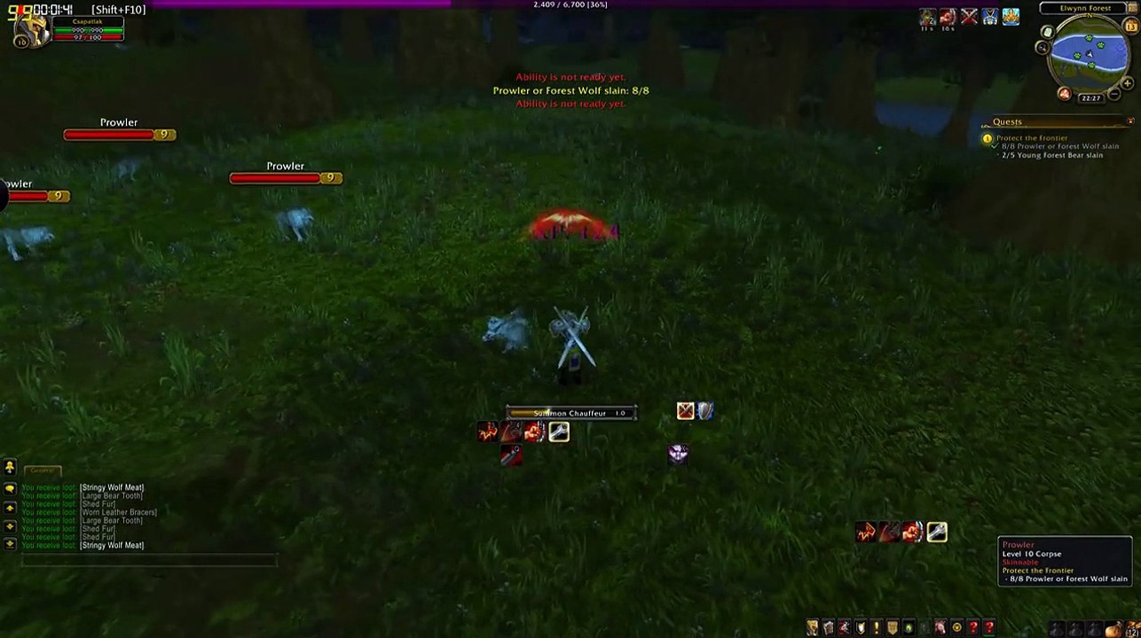 World of Warcraft Quest: Protect The Frontier