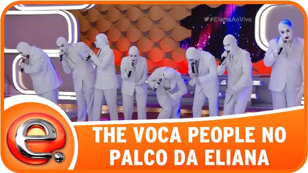 The Voca People no palco da Eliana