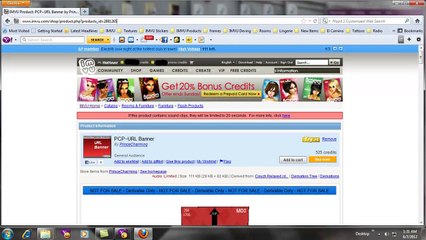 Making A Flash Banner On IMVU