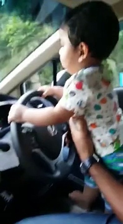 Baby Driving Car