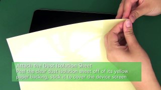 Universal Tablet Screen Protector Trimming and Installation Tutorial Part 2 of 3