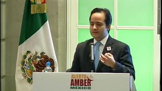 Ceremonia de suscripción del Protocolo Alerta AMBER México