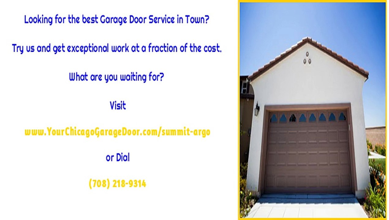 Summit Argo, IL Garage Door Repair Services