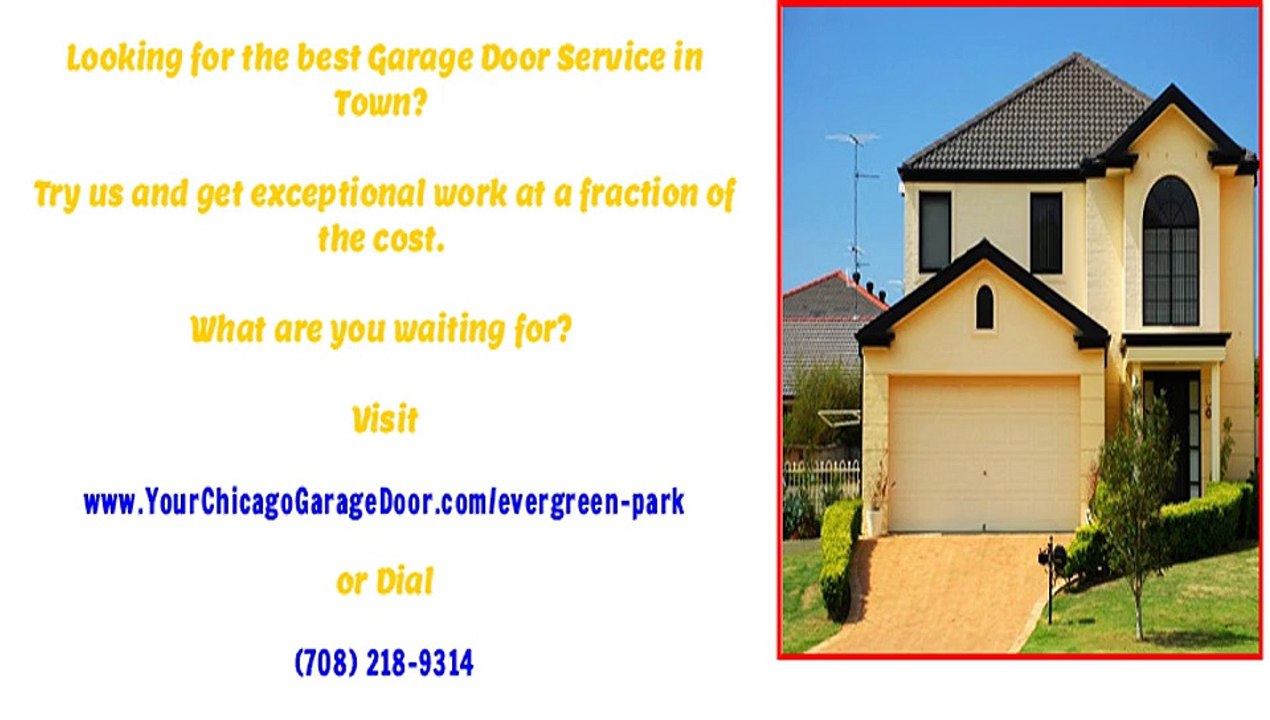 Evergreen Park, IL Garage Door Repairs, Service and Installations