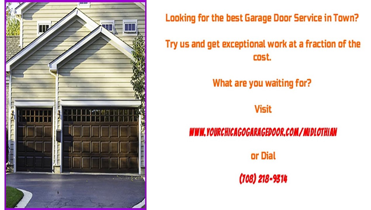 Garage Door Repair Services in Midlothian, IL
