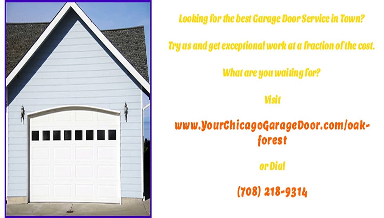 Garage Door Repairs, Service and Installations in Oak Forest, IL