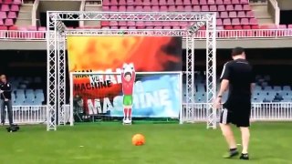 Funny Duel Lionel Messi Vs Robot Goal Keeper