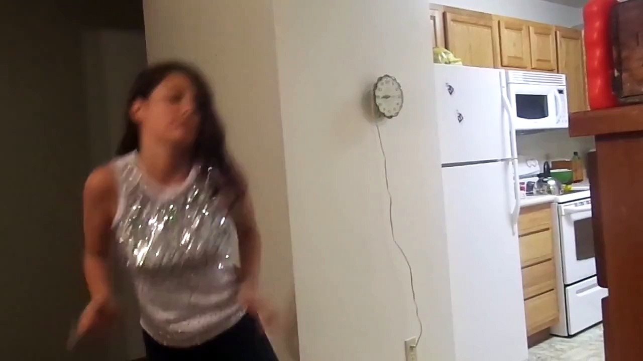 Gazala Doing "The Whip" Dance to "Dancing Queen"