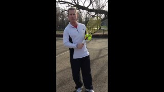 Scott Nagle Tennis: Tennis Tip: Scissor Kick Overhead Smash.
