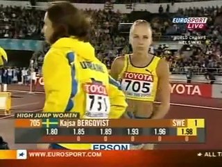 2005 World Championship Women's High Jump 1st - Kajsa Bergqvist