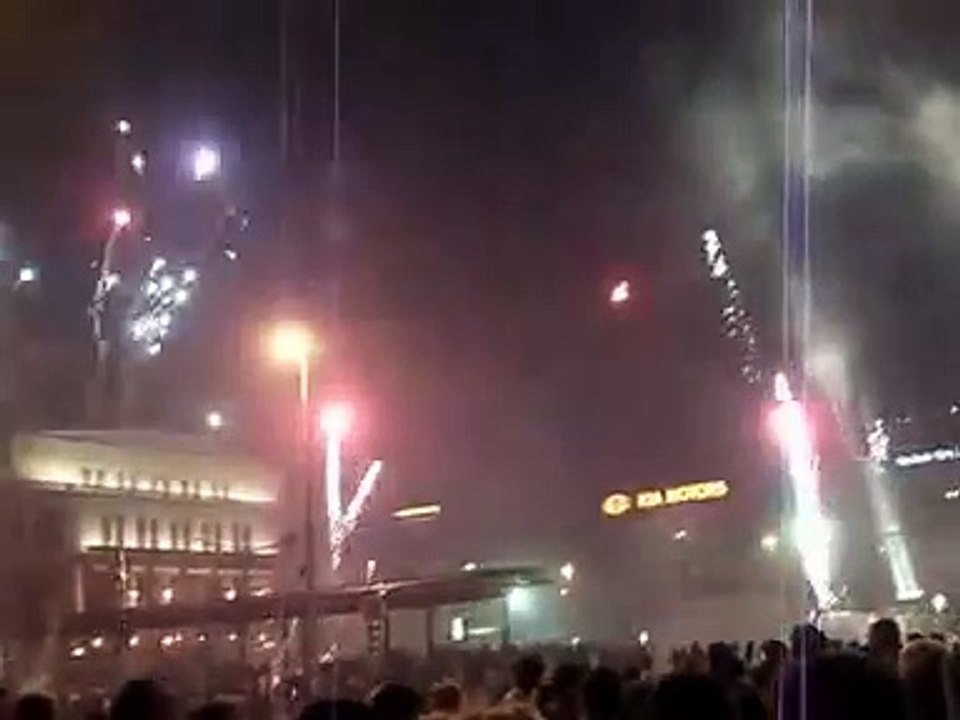 Silvestersprengung des Augustusplatzes