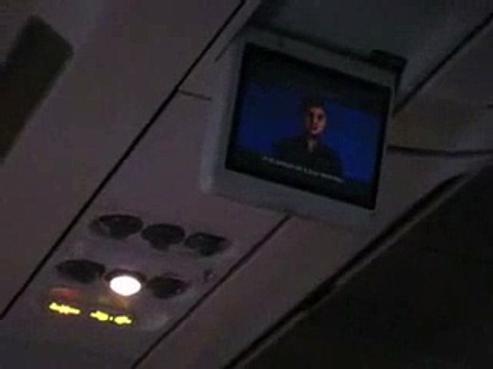 United Airlines A319 Safety Video