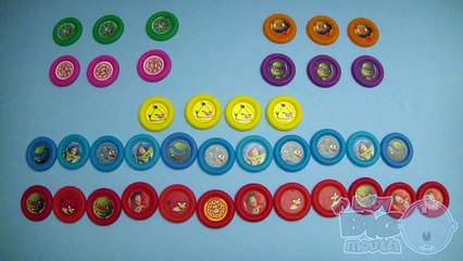 Learn Colours with Cartoon Flying Discs! Fun Learning Contest!