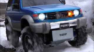 Tamiya Pajero CC-01 snow ride