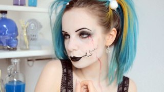 Easy Halloween make-up tutorial - Creepy Dolly by Yori Freak