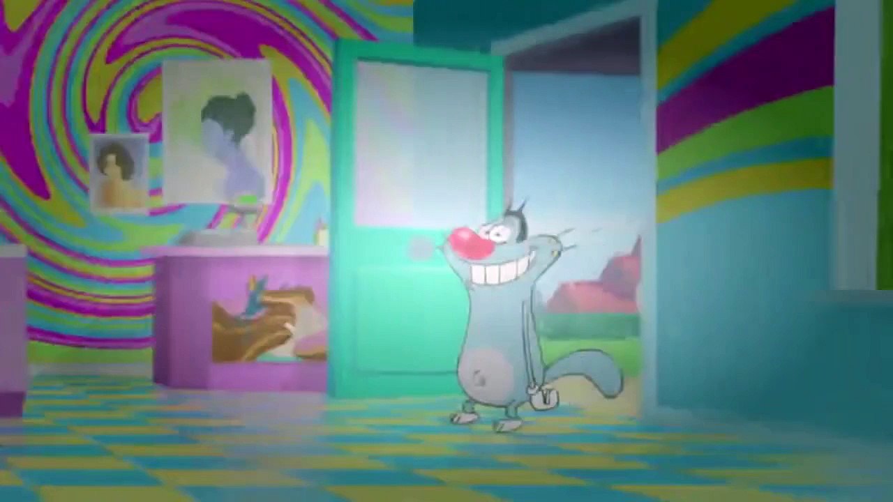 Oggy and the Cockroaches S04E11 Lady K Oggy Splits Hairs Little Tom Oggy 720p WEBRip x264