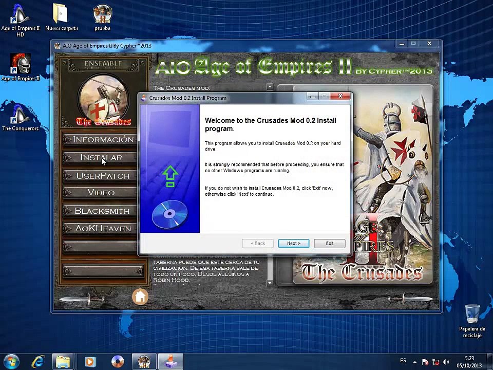 Age of Empires II .The Crusades