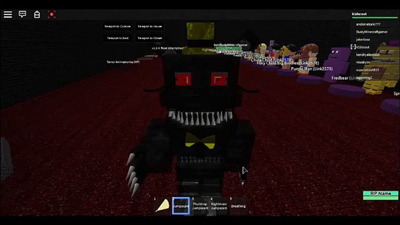 five nights at freddy's 4 nightmare jumpscare (Roblox Version)