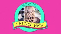 Lattice braids / web hair tutorial | ASOS hairstyle how-to