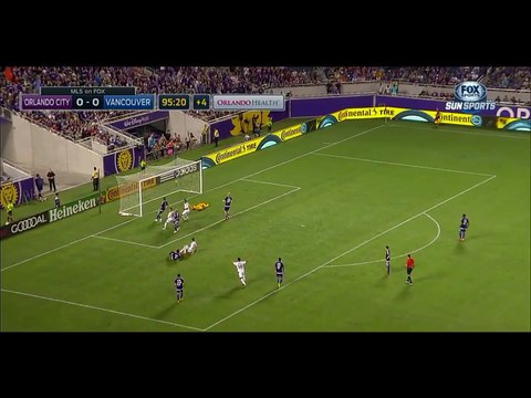 Octavio Rivero - Header Goal - MLS - Vancouver Whitecaps vs Orlando City 03-21-2015