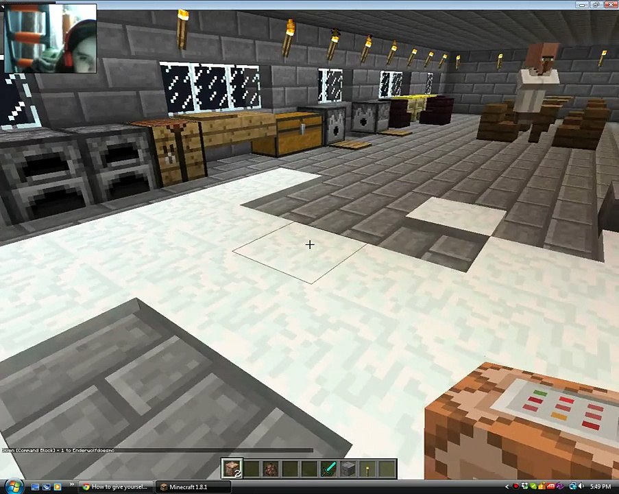 Minecraft Tutorial How to get a command block