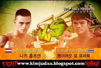 K-1 World Max Final 8 Nieky Holzken vs Buakaw por Pramuk deel 1