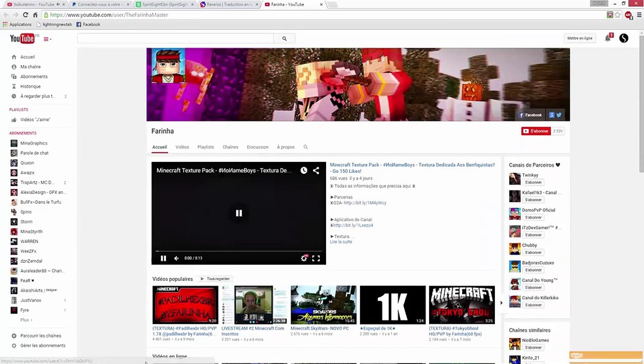 Farinha | SpeedArt Banner [Minecraft Designs]