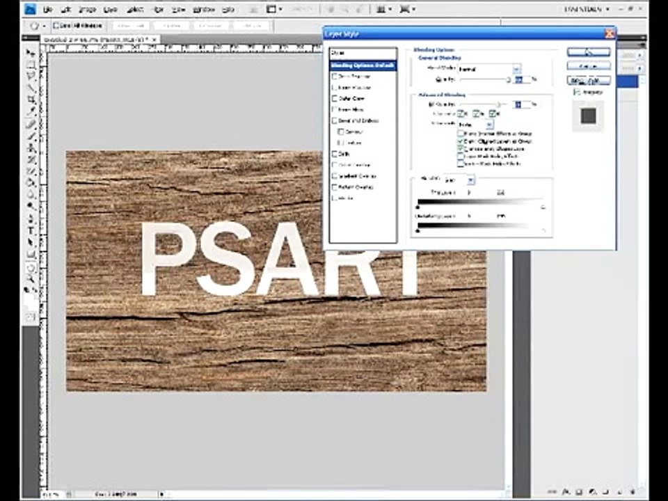 [PSART] How to Carve Wood in Photoshop