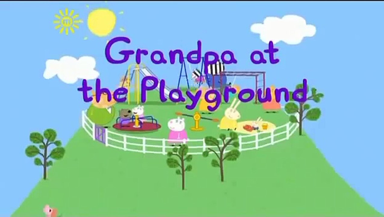 Peppa Pig   Grandpa at the Playground Series 3 Episode 22 English