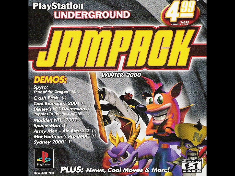 PlayStation Underground Jampack Winter 2000 Music Extended