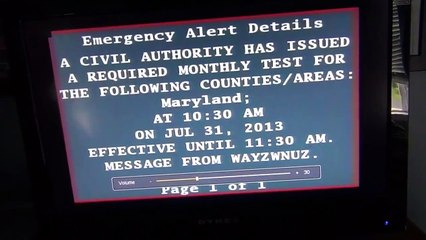 Emergency Alert System - Required Monthly Test #2