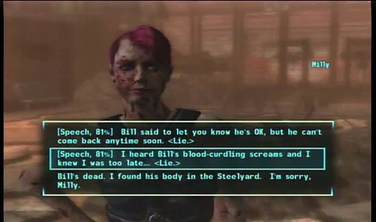 Fallout 3 - Perhaps the best conversation EVER