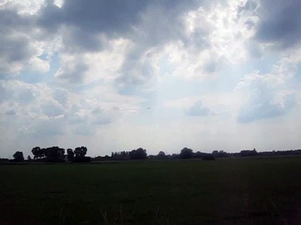 Airplain fly over  1